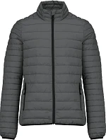 Kariban K 6120 Lehká pánská prošívaná bunda 20.6120 marl dark grey