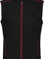 WK WK 6148 Pánská vesta "Day-to-Day" 20.6148 black/red