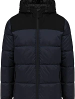 Kariban K 6163 Prošívaná bunda s kapucí 20.6163 navy/black