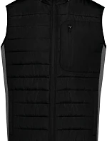 Kariban K 6170 Pánská hybridní vesta 20.6170 black/dark grey heather