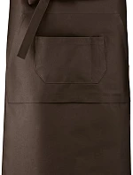 Kariban K 887 Barová zástěra středně dlouhá 20.K887 chocolate