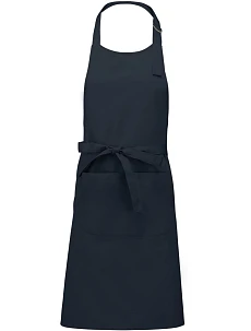 Kariban K 890 Zástěra s laclem "Sommelier" 20.K890 navy
