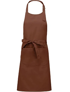 Kariban K 890 Zástěra s laclem "Sommelier" 20.K890 cacao