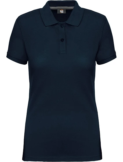 WK WK 275 Dámské pracovní piqué polo z těžké bavlny 20.W275 navy WK WK 275 Dámské pracovní piqué polo z těžké bavlny 20.W275 navy