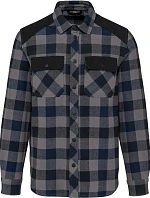WK WK 520 Pracovní kostkovaná košile 20.W520 storm grey/navy/black