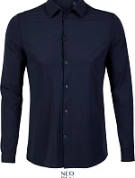 NEOBLU Balthazar Men Košile s dlouhým rukávem 24.3198 night blue