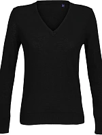 NEOBLU Sullivan Women Dámský svetr s výstřihem do V 24.3988 deep black