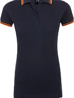 SOL'S Pasadena Women Dámské piqué polo 25.0578 french navy/neon orange