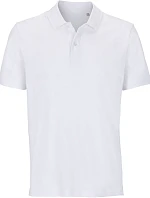 SOL'S Pegase Unisex piqué polo z těžké bavlny 25.4242 white