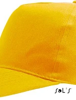 SOL'S Sunny 5 panelová baseballová kšiltovka 25.8110 yellow