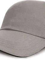 Result Headwear RC 024XP 6 panelová nízkoprofilová sandwich kšiltovka 28.24XP grey/black