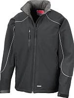 Result R 118X 3-vrstvá softshell bunda "IceFell" s kapucí 30.118X all black