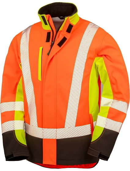 Result R 506X 3-vrstvá bezpečnostní softshellová bunda 30.506X fluorescent yellow/fluorescent orange/black Result R 506X 3-vrstvá bezpečnostní softshellová bunda 30.506X fluorescent yellow/fluorescent orange/black