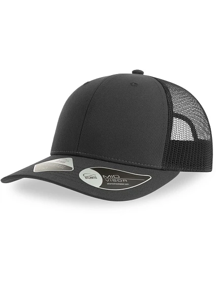 Atlantis Headwear Bryce 6 panelová Trucker kšiltovka 33.0102 dark grey/black Atlantis Headwear Bryce 6 panelová Trucker kšiltovka 33.0102 dark grey/black