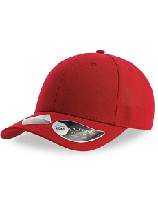 Atlantis Headwear Joshua 6 panelová baseballová kšiltovka 33.0109 red