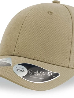 Atlantis Headwear Joshua 6 panelová baseballová kšiltovka 33.0109 khaki