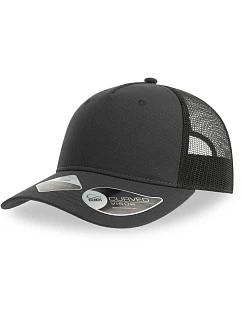 Atlantis Headwear Zion 5 panelová Trucker kšiltovka 33.0120 dark grey/black