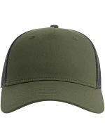 Atlantis Headwear Zion 5 panelová Trucker kšiltovka 33.0120 olive/black Atlantis Headwear Zion 5 panelová Trucker kšiltovka 33.0120 olive/black