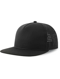 Atlantis Headwear Bank Five-S 5 panelová kšiltovka 33.0232 black/black