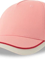 Atlantis Headwear Kid Star-S Dětská 5 panelová kšiltovka 33.0249 pink/white