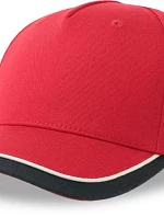 Atlantis Headwear Kid Star-S Dětská 5 panelová kšiltovka 33.0249 red/navy