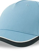 Atlantis Headwear Kid Star-S Dětská 5 panelová kšiltovka 33.0249 columbia blue/navy