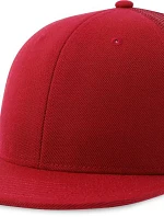 Atlantis Headwear Snap Mesh-S 6 panelová Trucker kšiltovka 33.0257 red/red