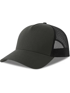 Atlantis Headwear Rapper Cotton-S 5 panelová Trucker kšiltovka 33.0260 dark grey/black