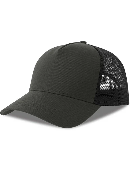 Atlantis Headwear Rapper Cotton-S 5 panelová Trucker kšiltovka 33.0260 dark grey/black Atlantis Headwear Rapper Cotton-S 5 panelová Trucker kšiltovka 33.0260 dark grey/black