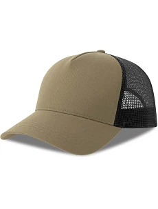 Atlantis Headwear Rapper Cotton-S 5 panelová Trucker kšiltovka 33.0260 khaki/black