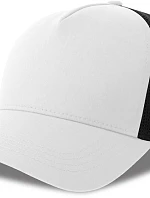 Atlantis Headwear Rapper Cotton-S 5 panelová Trucker kšiltovka 33.0260 white/black