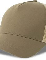 Atlantis Headwear Rapper Cotton-S 5 panelová Trucker kšiltovka 33.0260 khaki/stone