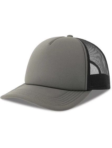 Atlantis Headwear Rapper-S 5 panelová Trucker kšiltovka 33.0262 dark grey/black Atlantis Headwear Rapper-S 5 panelová Trucker kšiltovka 33.0262 dark grey/black