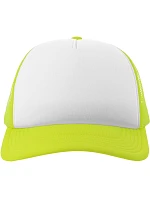 Atlantis Headwear Rapper-S 5 panelová Trucker kšiltovka 33.0262 white/yellow fluo Atlantis Headwear Rapper-S 5 panelová Trucker kšiltovka 33.0262 white/yellow fluo