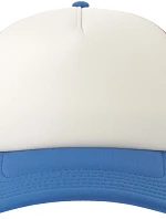 Atlantis Headwear Rapper-S 5 panelová Trucker kšiltovka 33.0262 white/red/royal