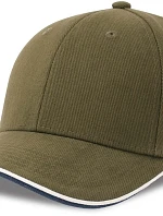 Atlantis Headwear Pilot Piping Sandwich-S 6 panelová těžká sandwich křiltovka 33.0274 olive