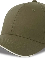Atlantis Headwear Sport Sandwich-S 6 panelová sandwich kšiltovka 33.0275 olive