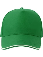 Recy Five 5 panelová sandwich kšiltovka green/white model 22450447 - Atlantis Headwear Recy Five 5 panelová sandwich kšiltovka green/white model 22450447 - Atlantis Headwear