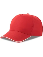 Recy Five 5 panelová sandwich kšiltovka red/white model 22450453 - Atlantis Headwear Recy Five 5 panelová sandwich kšiltovka red/white model 22450453 - Atlantis Headwear