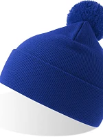 Atlantis Headwear Wind-S Pompom Pletená čepice s bambulí 33.0294 royal