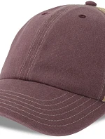 Atlantis Headwear Teon 6 panelová kšiltovka Vintage Trucker 33.0303 burgundy/khaki