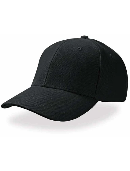 Atlantis Headwear Pilot 6 panelová kšiltovka z bavlněného twillu 33.0501 black Atlantis Headwear Pilot 6 panelová kšiltovka z bavlněného twillu 33.0501 black