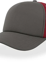 Atlantis Headwear Rapper 5 panelová síťovaná kšiltovka 33.2070 grey/red