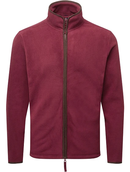 Premier PR 823 Pánská fleecová bunda „Artisan“ 39.0823 burgundy/brown Premier PR 823 Pánská fleecová bunda „Artisan“ 39.0823 burgundy/brown