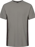 Promodoro 3590 Unisex kontrastní pracovní tričko - EXCD 40.3590 new light grey/charcoal