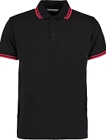 Kustom Kit KK 409 Pánské kontrastní piqué polo 43.0409 black/red