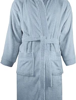 The One Towelling Bathrobe hooded Župan s kapucí 48.1021 light blue