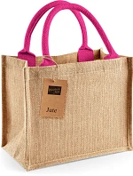 Westford Mill W 412 Jutová nákupní taška Mini 50.0412 natural/fuchsia