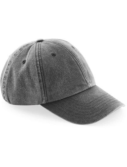 Beechfield B 655 6 panelová nízkoprofil kšiltovka "Vintage" 53.0655 vintage black Beechfield B 655 6 panelová nízkoprofil kšiltovka "Vintage" 53.0655 vintage black