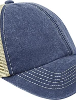 Beechfield B 672 6 panelová kšiltovka Vintage Trucker 53.0672 vintage denim/stone